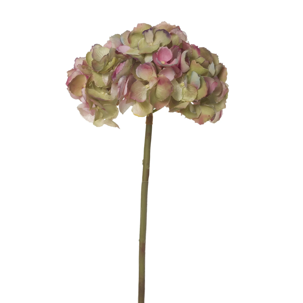 Hortensia artificial de 49 cm, color rosa