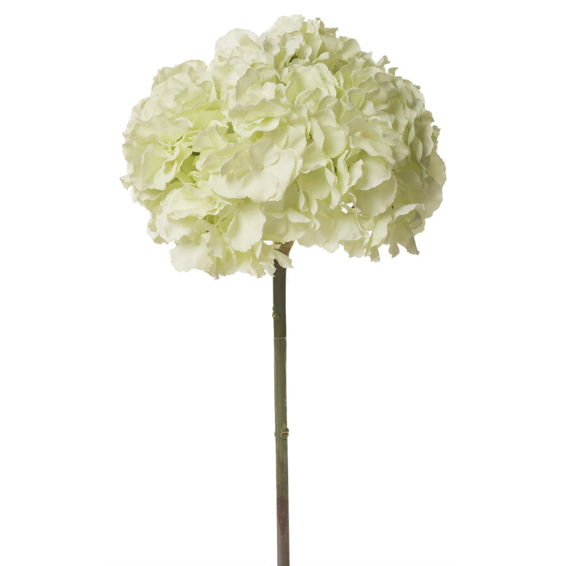 Hortensia artificial de 53 cm, color verde claro
