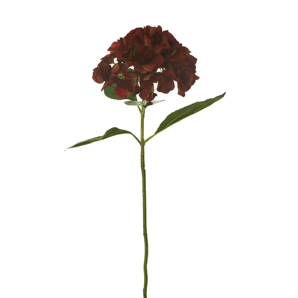 Hortensia artificial Grande de 70 cm, color rojo