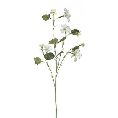 Ipomea artificial de 65 cm, color blanco