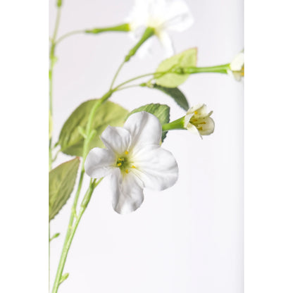 Ipomea artificial de 65 cm, color blanco