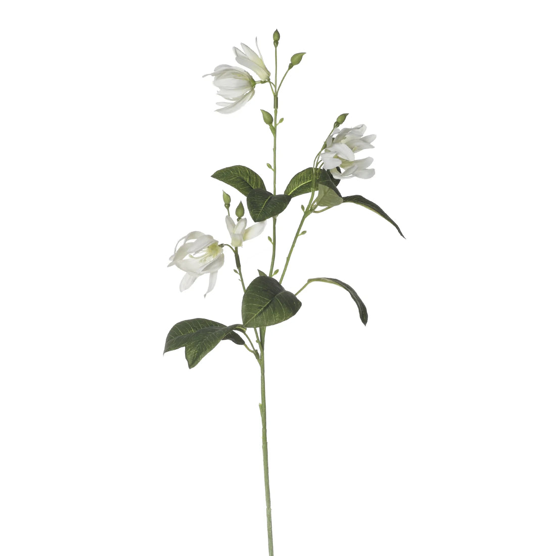 Jazmín artificial de 63 cm, color blanco