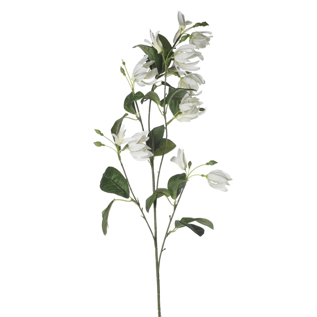 Jazmín artificial de 85 cm, color blanco