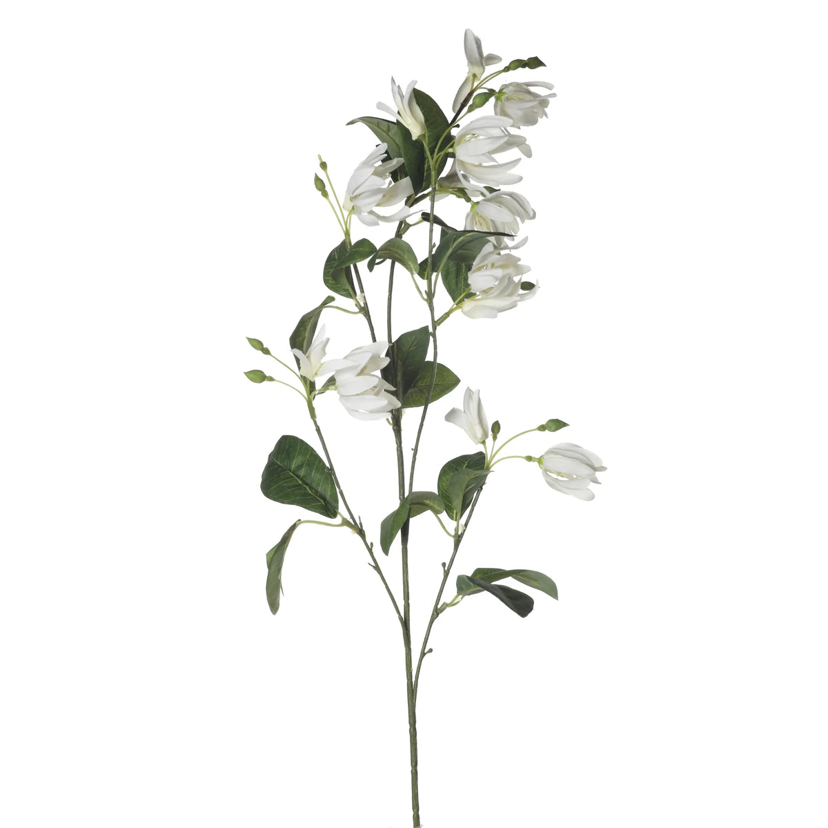 Jazmín artificial de 85 cm, color blanco