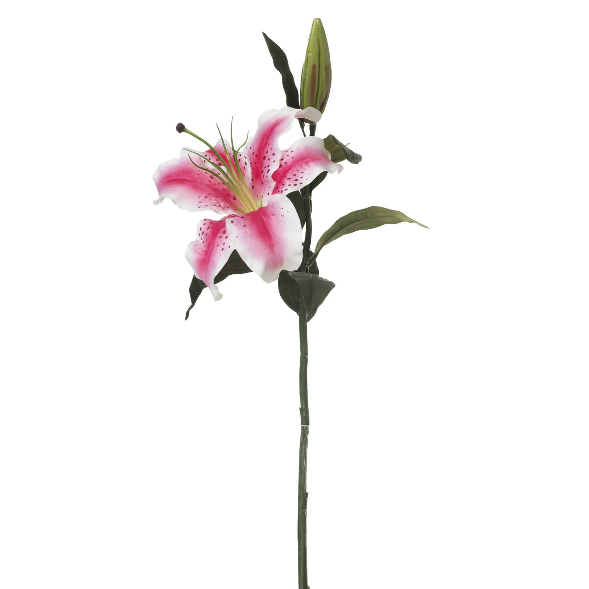 Lilium artificial de 70 cm, color ciclamen