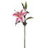 Lilium artificial de 70 cm, color ciclamen
