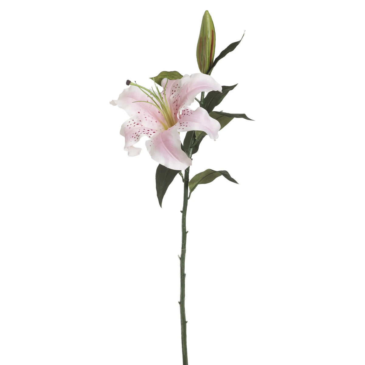 Lilium artificial de 70 cm, color rosa