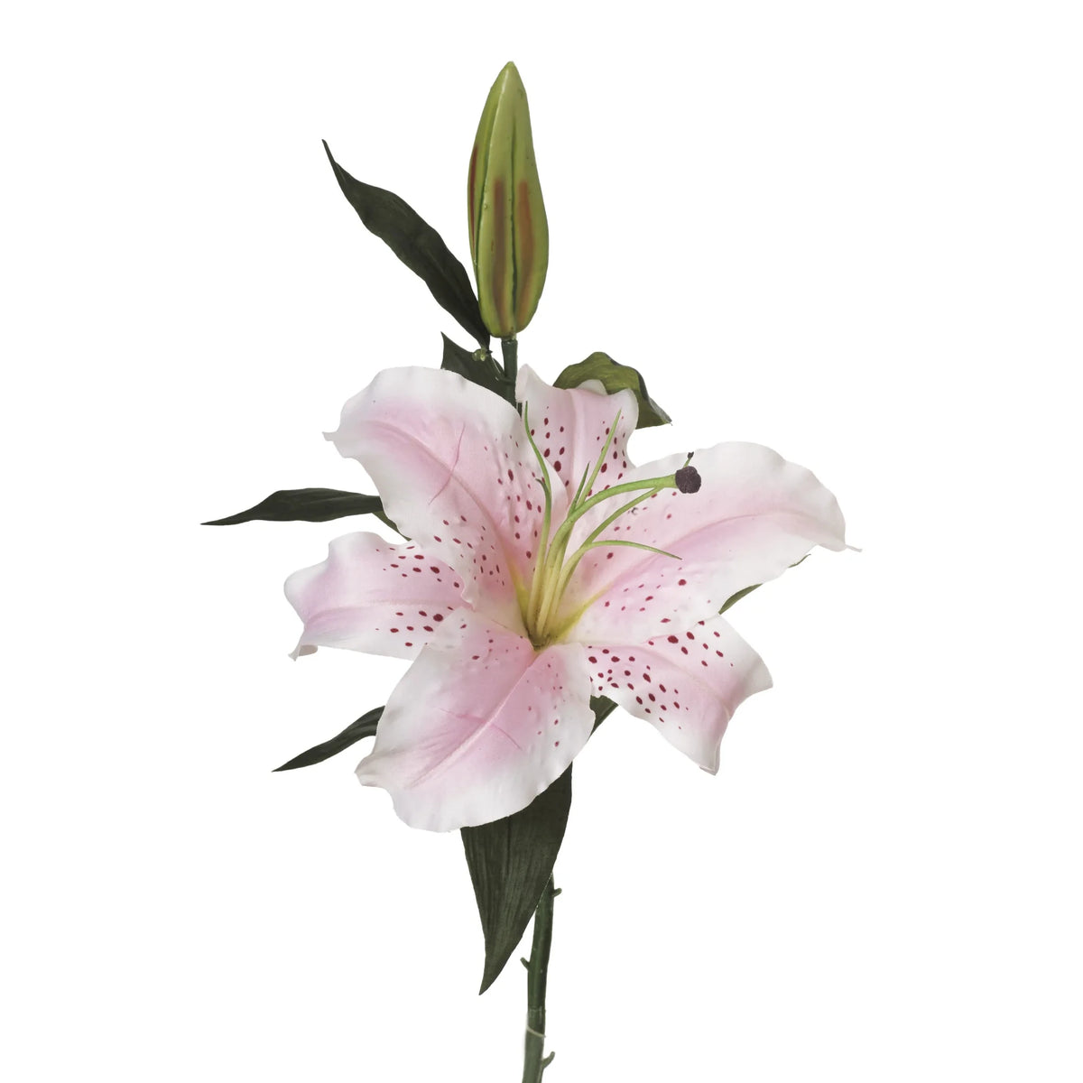 Lilium artificial de 70 cm, color rosa