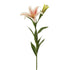 Lilium artificial de 86 cm, color rosa