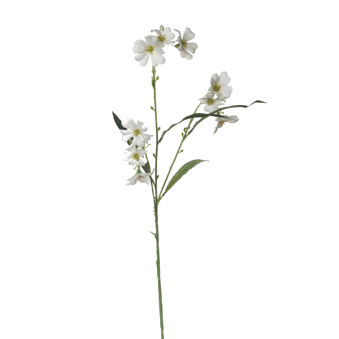 Linum artificial de 64 cm, color blanco