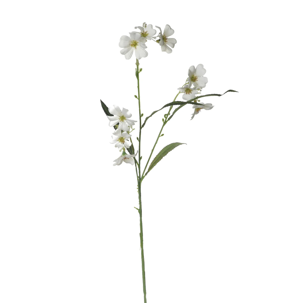 Linum artificial de 64 cm, color blanco