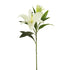 Lirio Tigre artificial Grande de 95 cm, color blanco