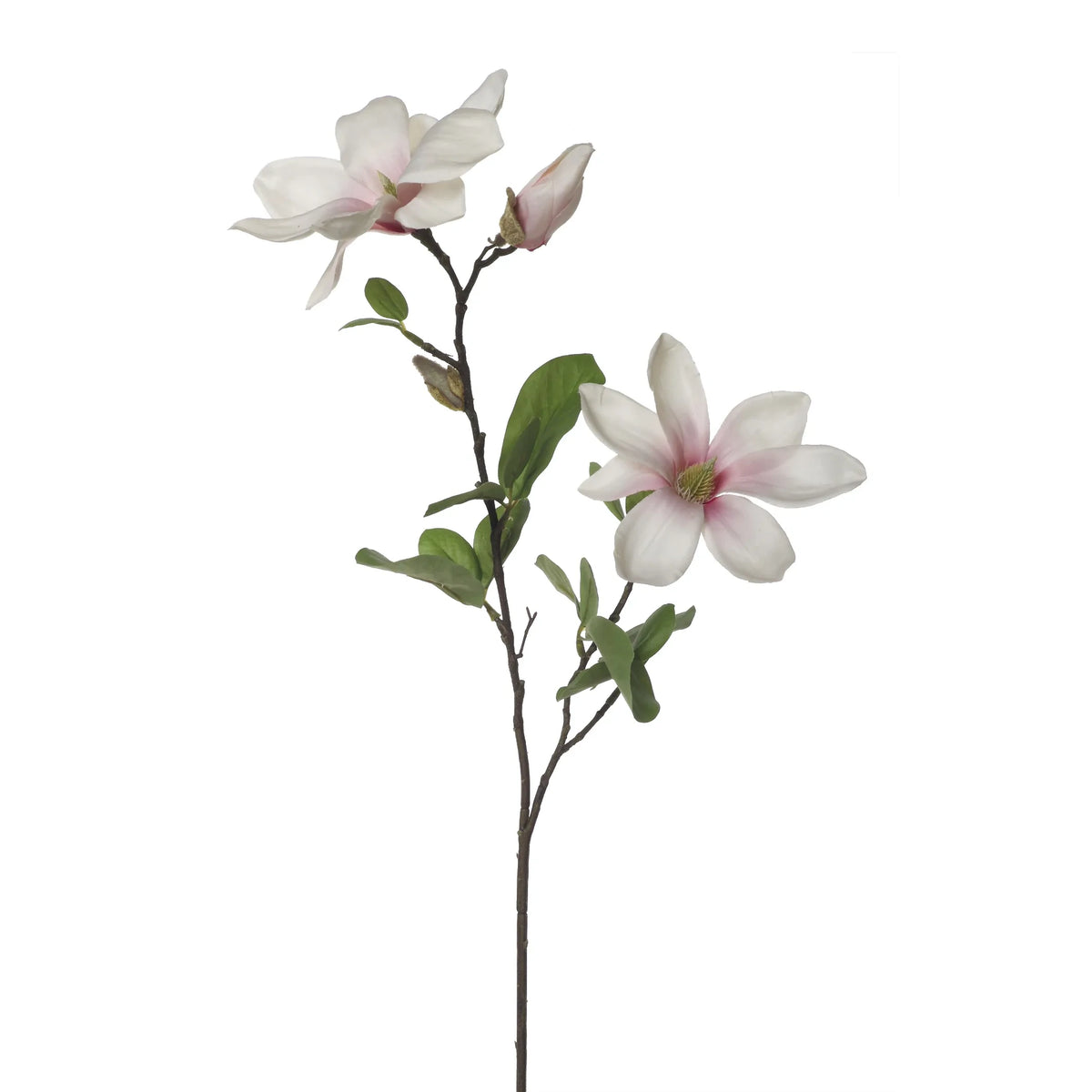Magnolia artificial de 87 cm, color rosa