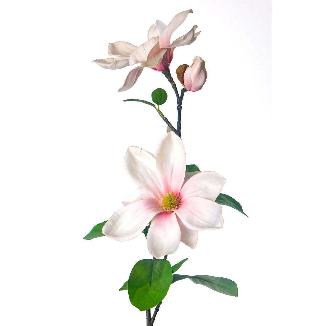 Magnolia artificial de 87 cm, color rosa