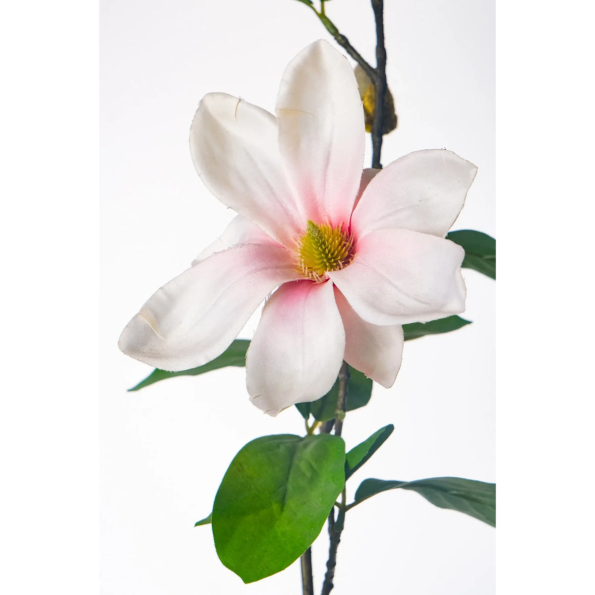 Magnolia artificial de 87 cm, color rosa