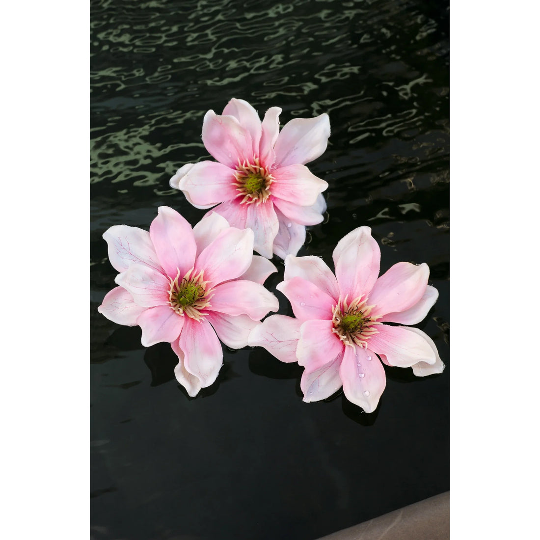 Magnolia artificial Flotante Pequeña de 14 cm, color rosa