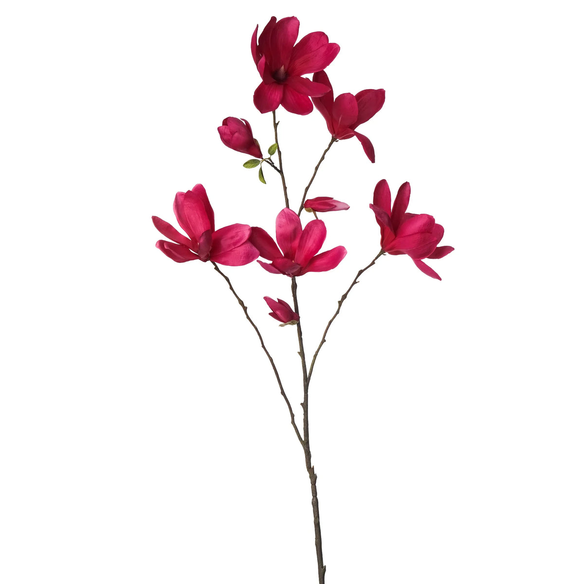 Magnolia artificial Grande de 145 cm, color ciclamen