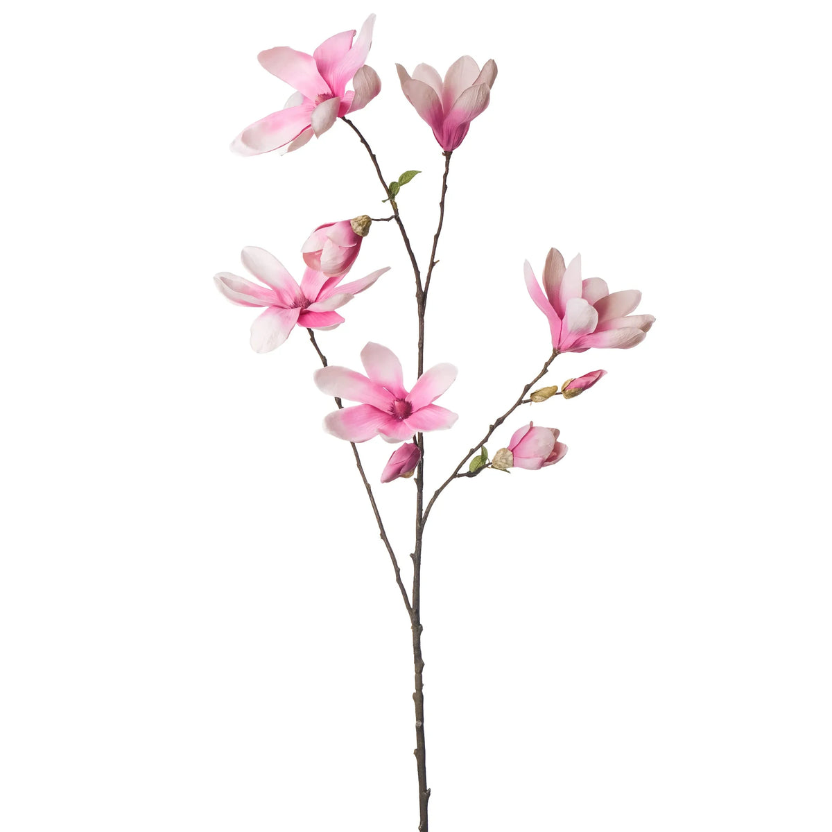 Magnolia artificial Grande de 145 cm, color rosa