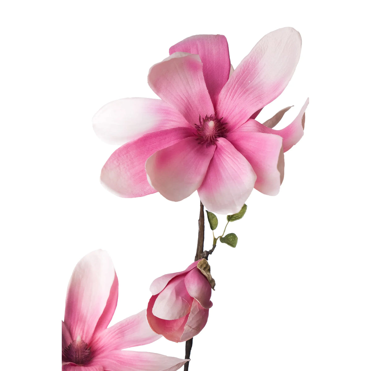 Magnolia artificial Grande de 145 cm, color rosa