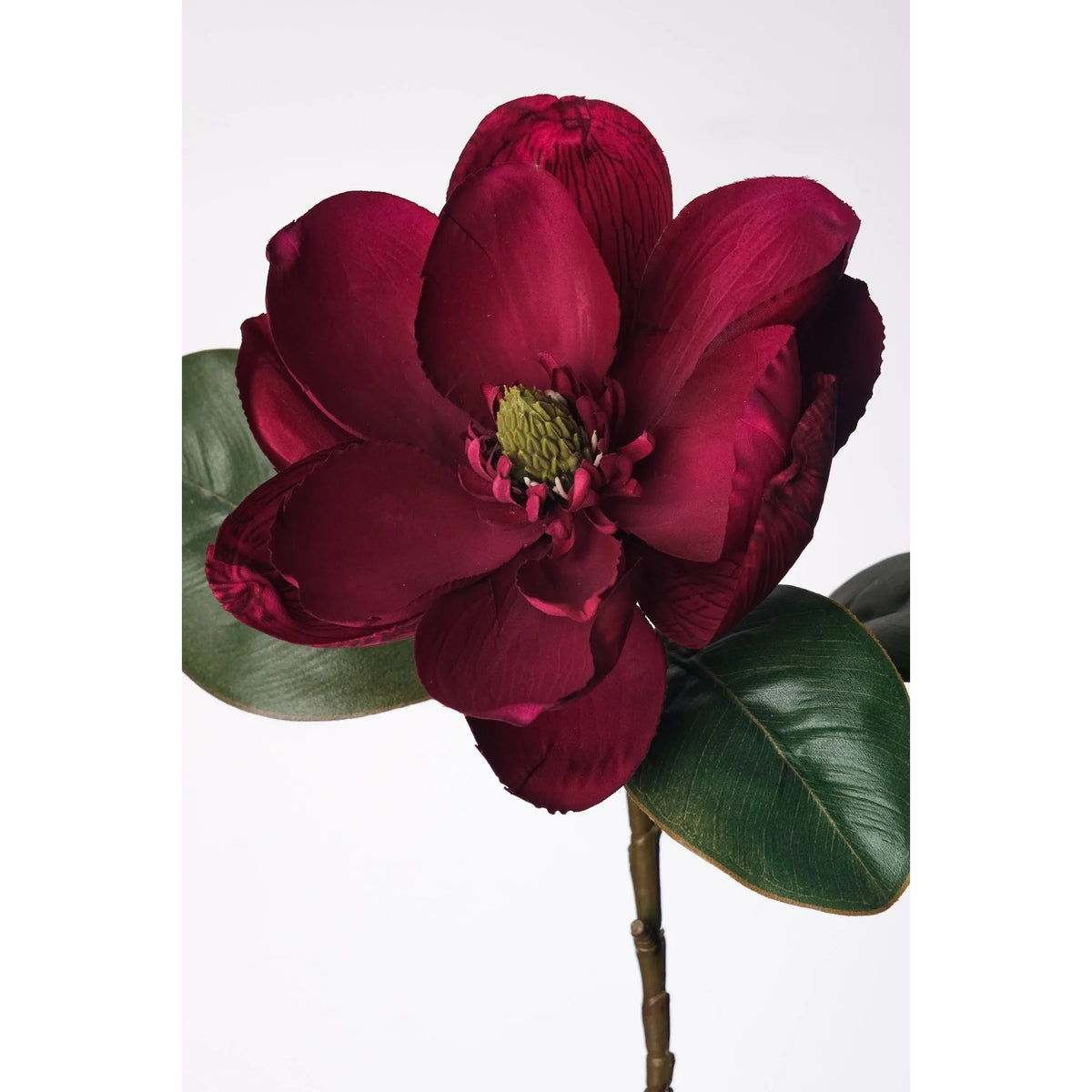 Magnolia artificial Otoñal de 73 cm, color púrpura