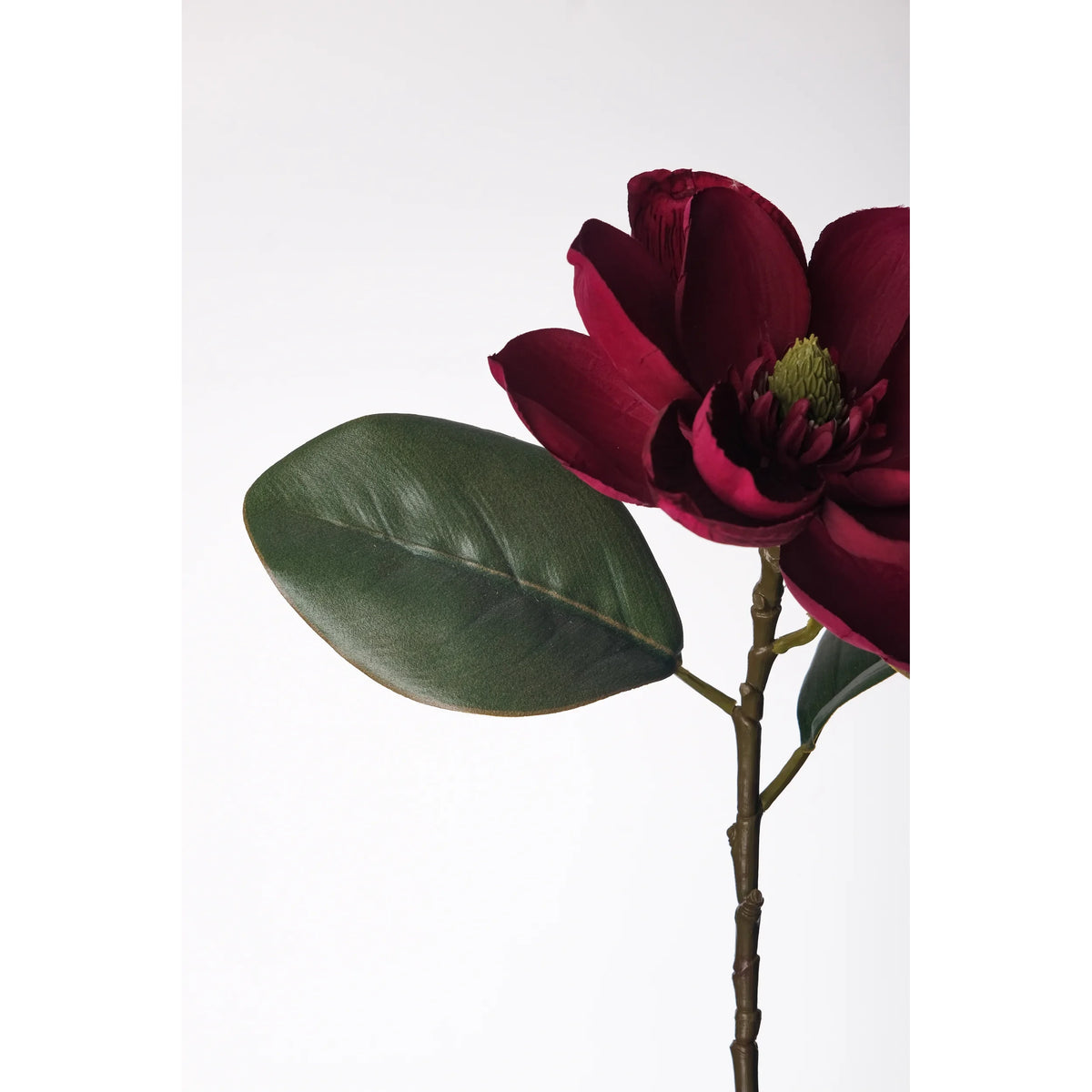 Magnolia artificial Otoñal de 73 cm, color púrpura