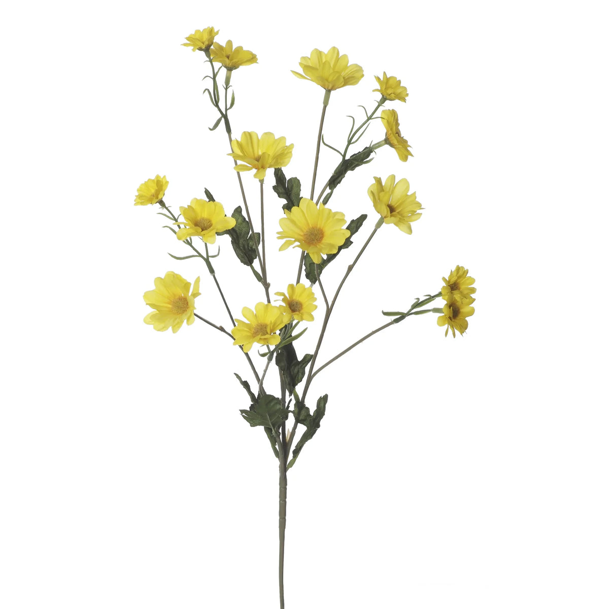 Margarita artificial de 75 cm, color amarillo