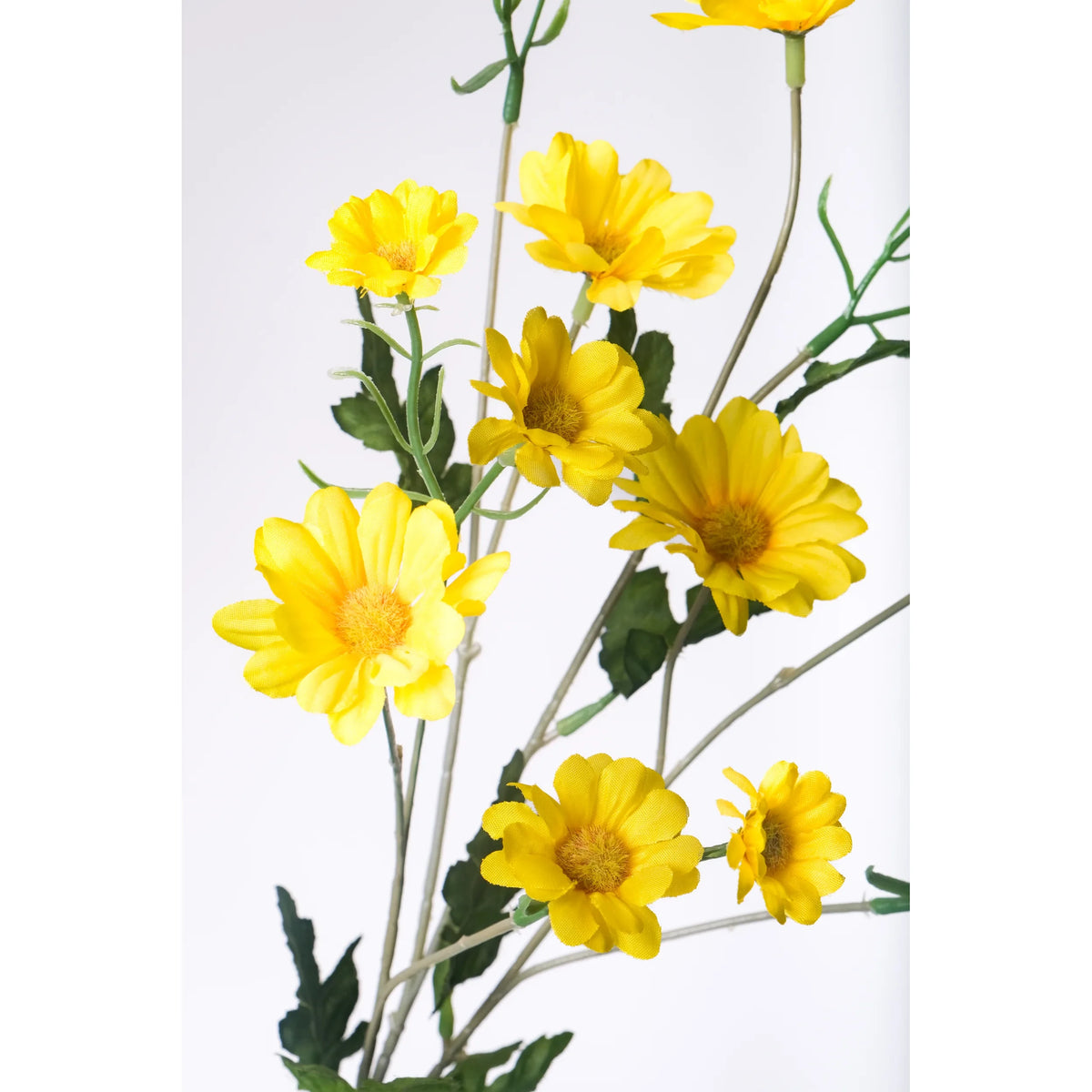 Margarita artificial de 75 cm, color amarillo