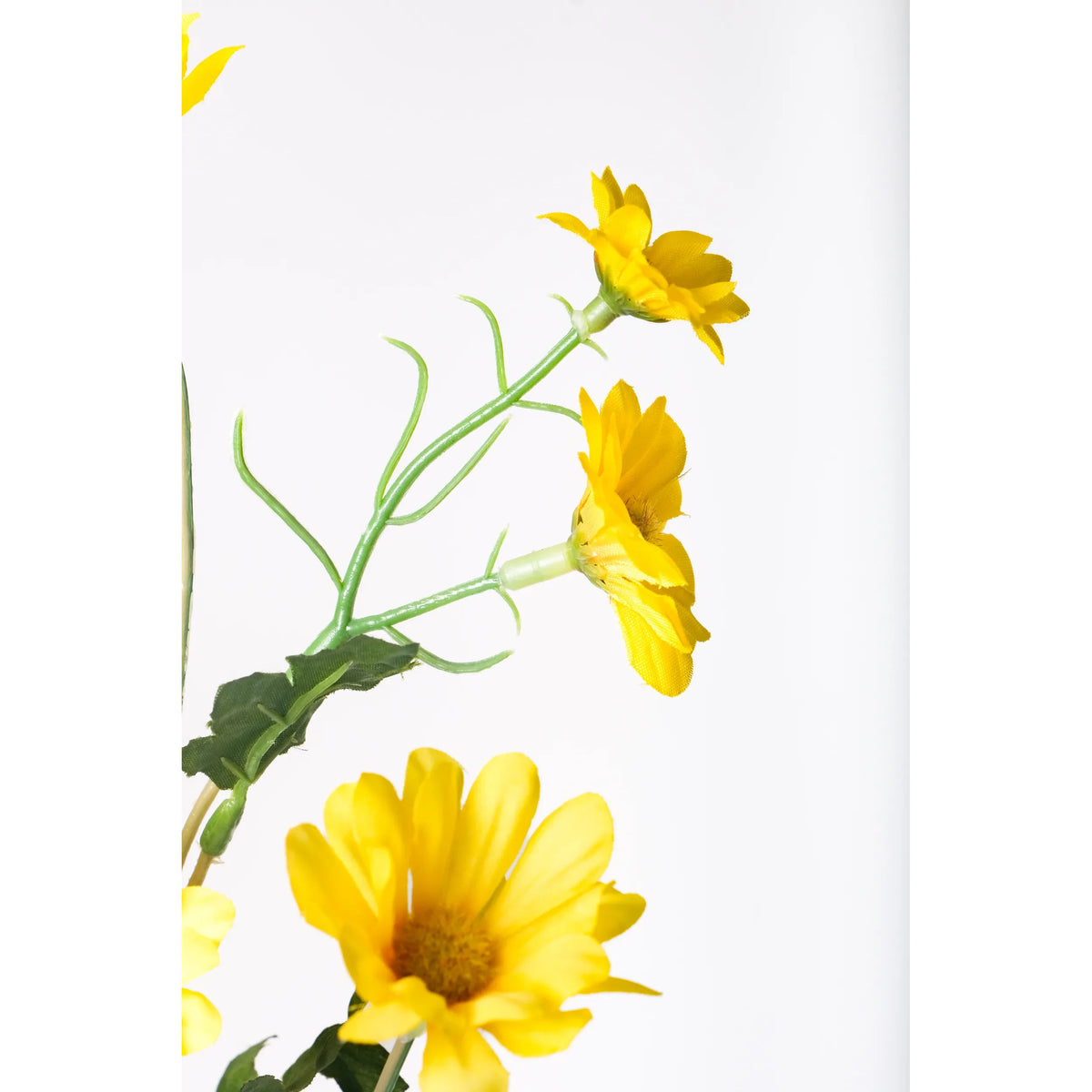 Margarita artificial de 75 cm, color amarillo