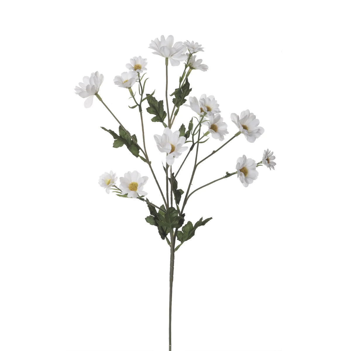 Margarita artificial de 75 cm, color blanco