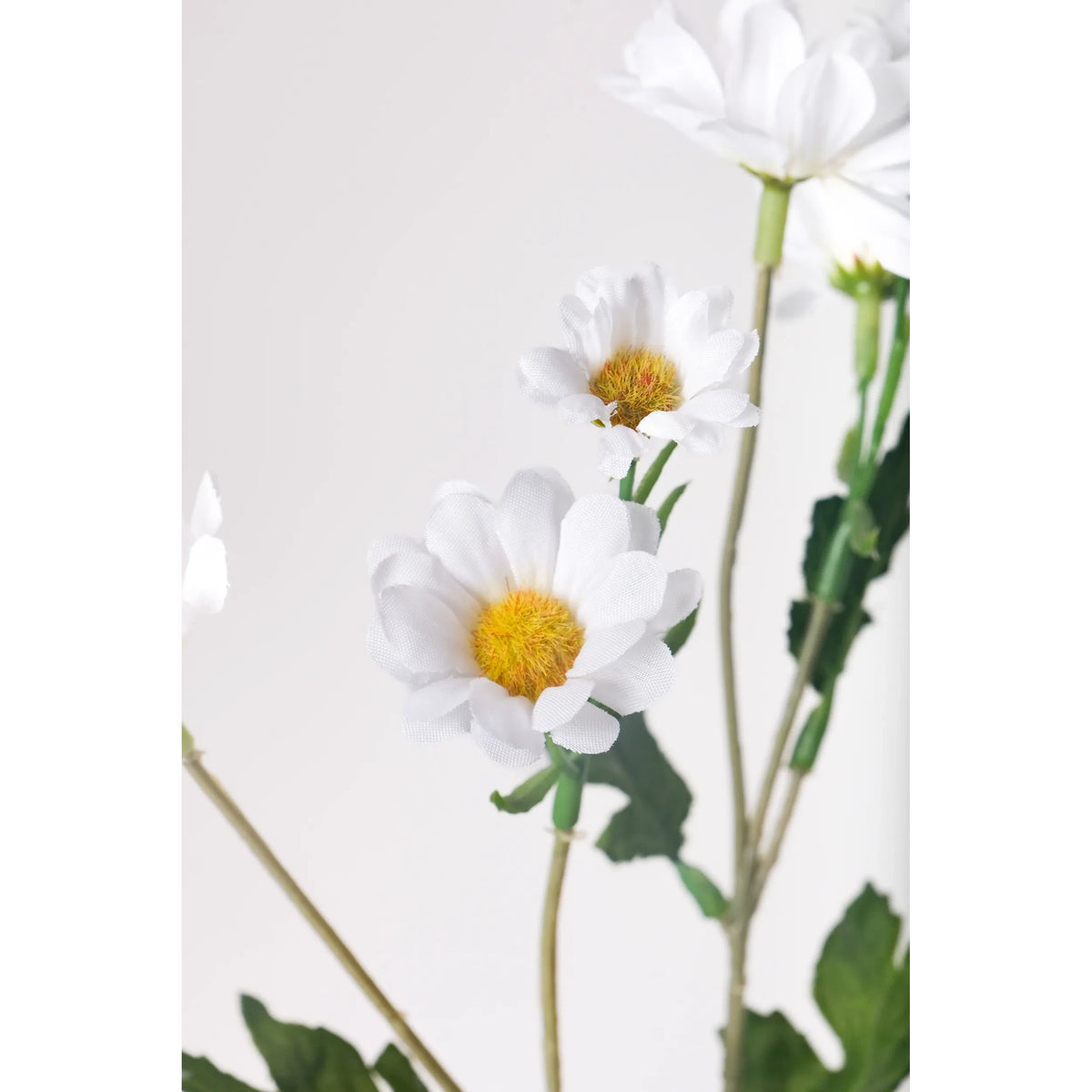 Margarita artificial de 75 cm, color blanco