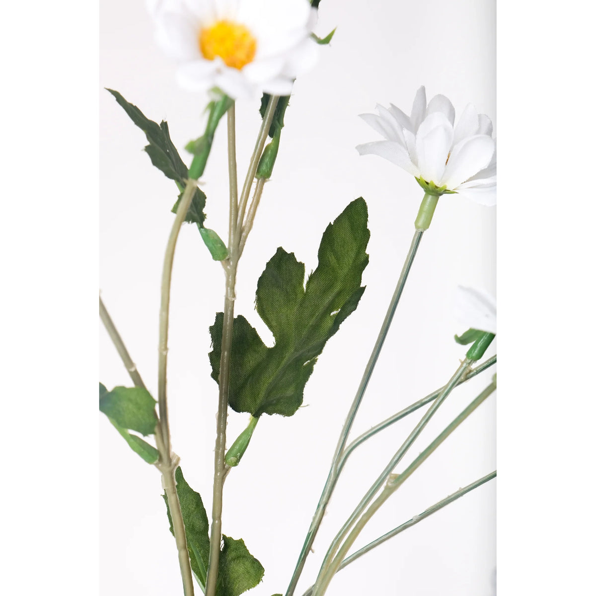 Margarita artificial de 75 cm, color blanco