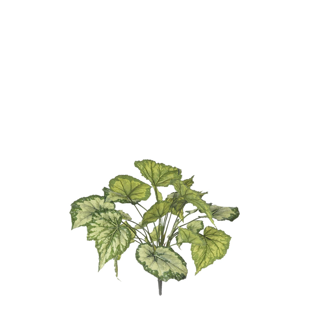 Mata de Begonia artificial de 42 cm, color blanco