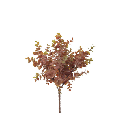 Mata de Eucalipto artificial de 35 cm, color naranja