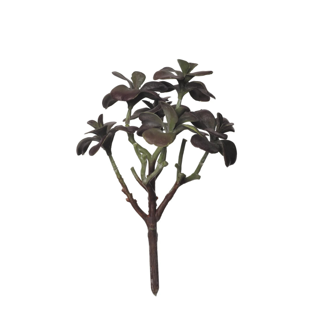 Mata de Kalanchoe artificial de 25 cm, color burdeos