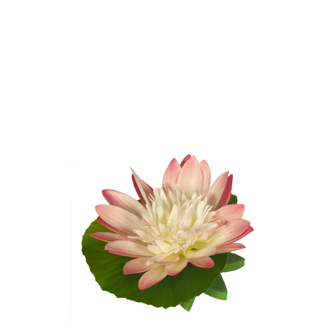 Nenúfar artificial Flotante Pequeño de 11 cm, color rosa