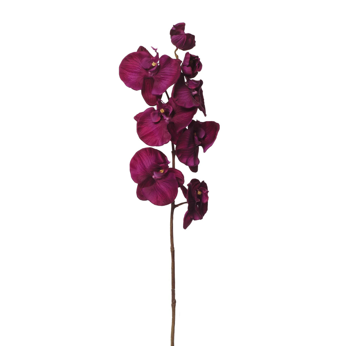 Orquídea artificial de 75 cm, color ciclamen