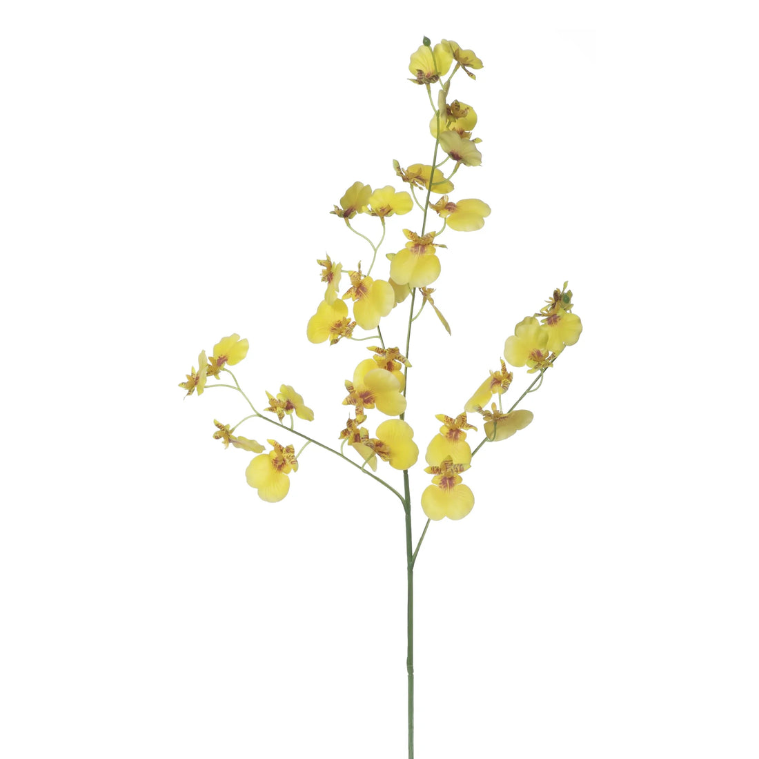 Orquídea Danzante artificial de 68 cm, color amarillo
