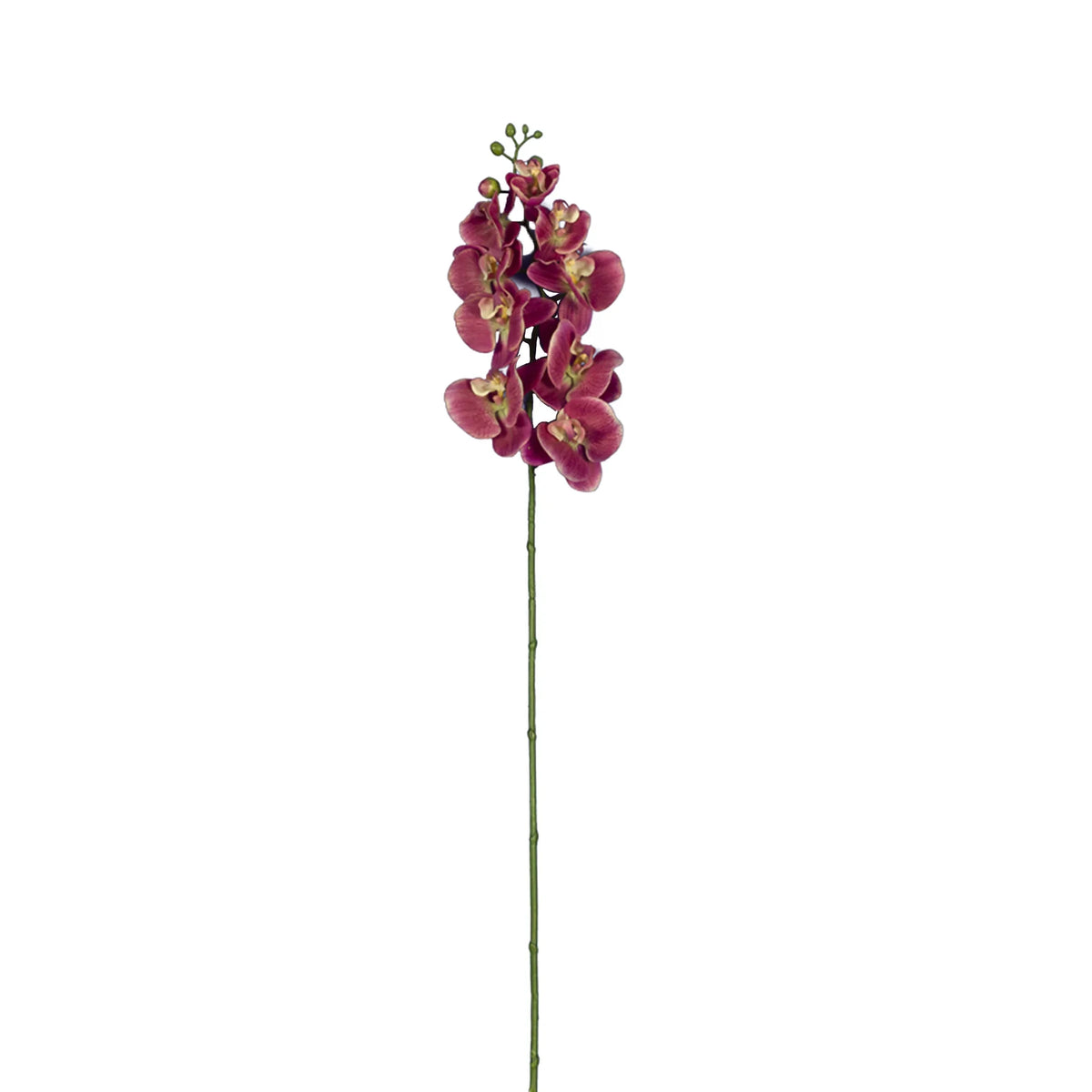 Orquídea Phalaenopsis artificial de 90 cm, color ciclamen