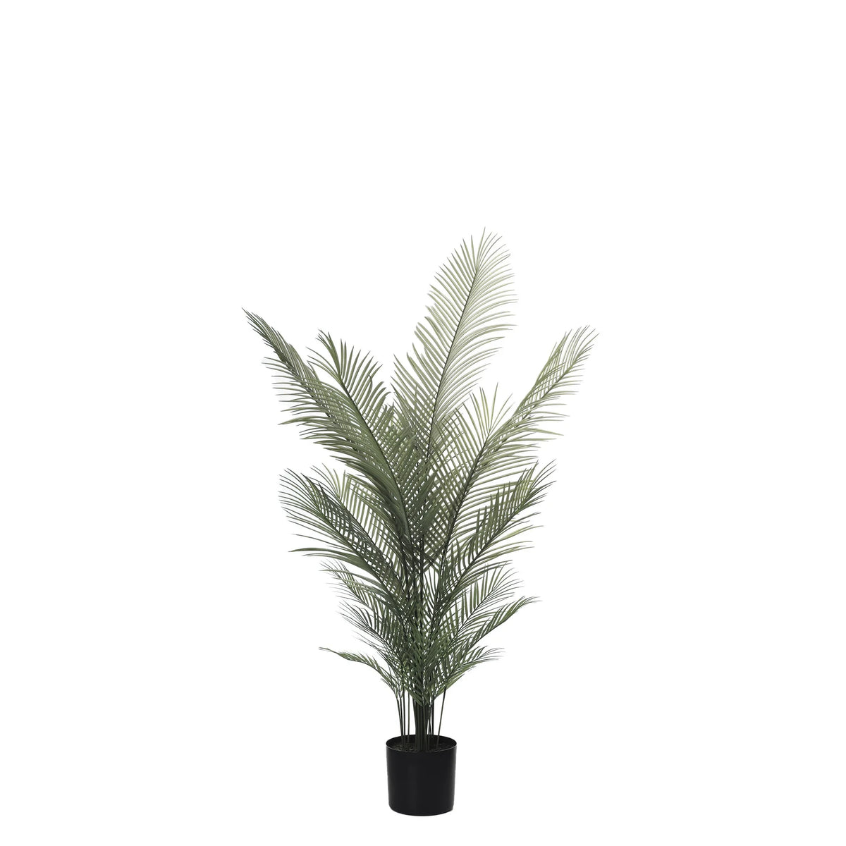 Palmera Areca artificial de 160 cm, color verde