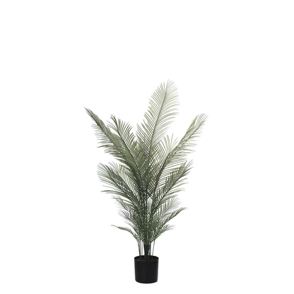 Palmera Areca artificial de 160 cm, color verde