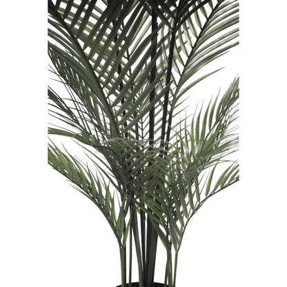 Palmera Areca artificial de 160 cm, color verde