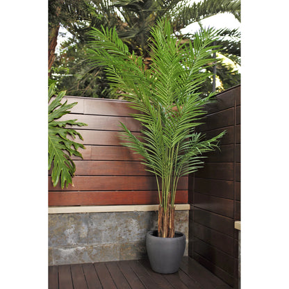 Palmera Areca artificial de 180 cm, color verde