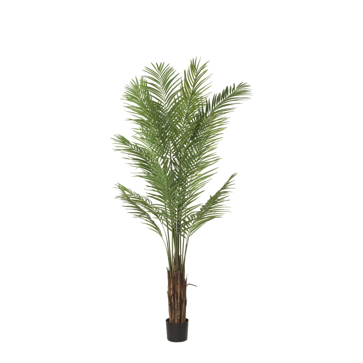 Palmera Areca artificial de 210 cm, color verde