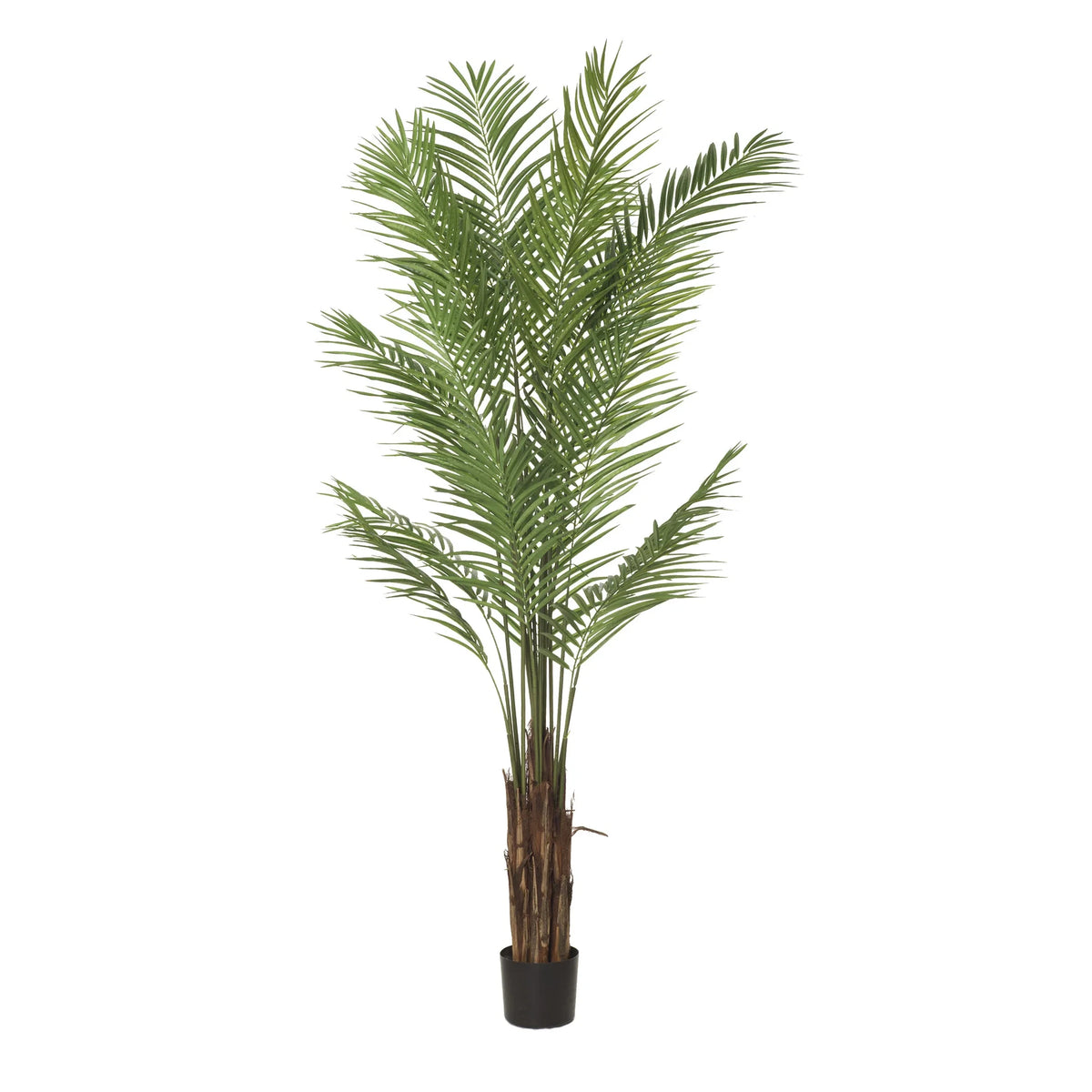 Palmera Areca artificial de 240 cm, color verde