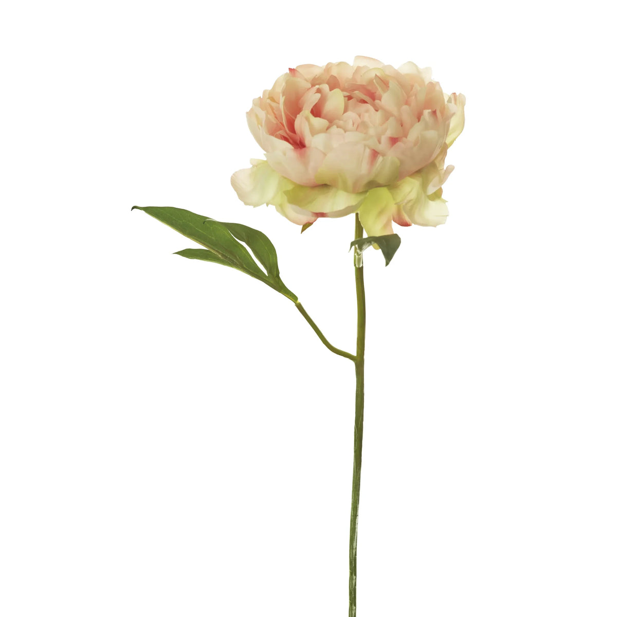 Peonía artificial de 30 cm, color rosa