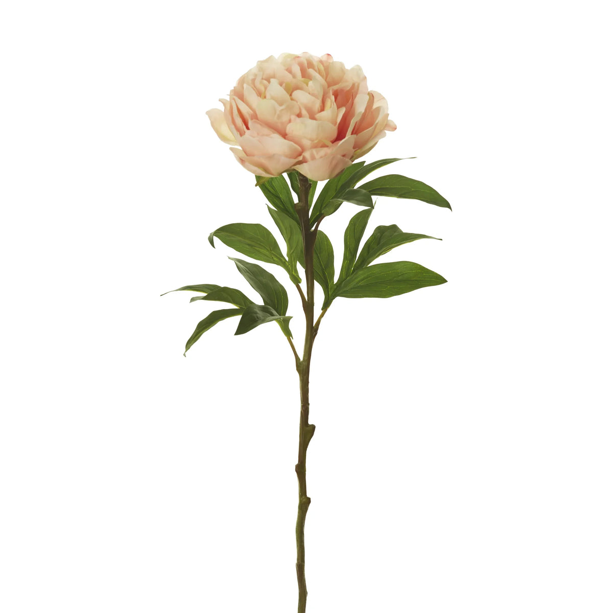 Peonía artificial de 69 cm, color rosa