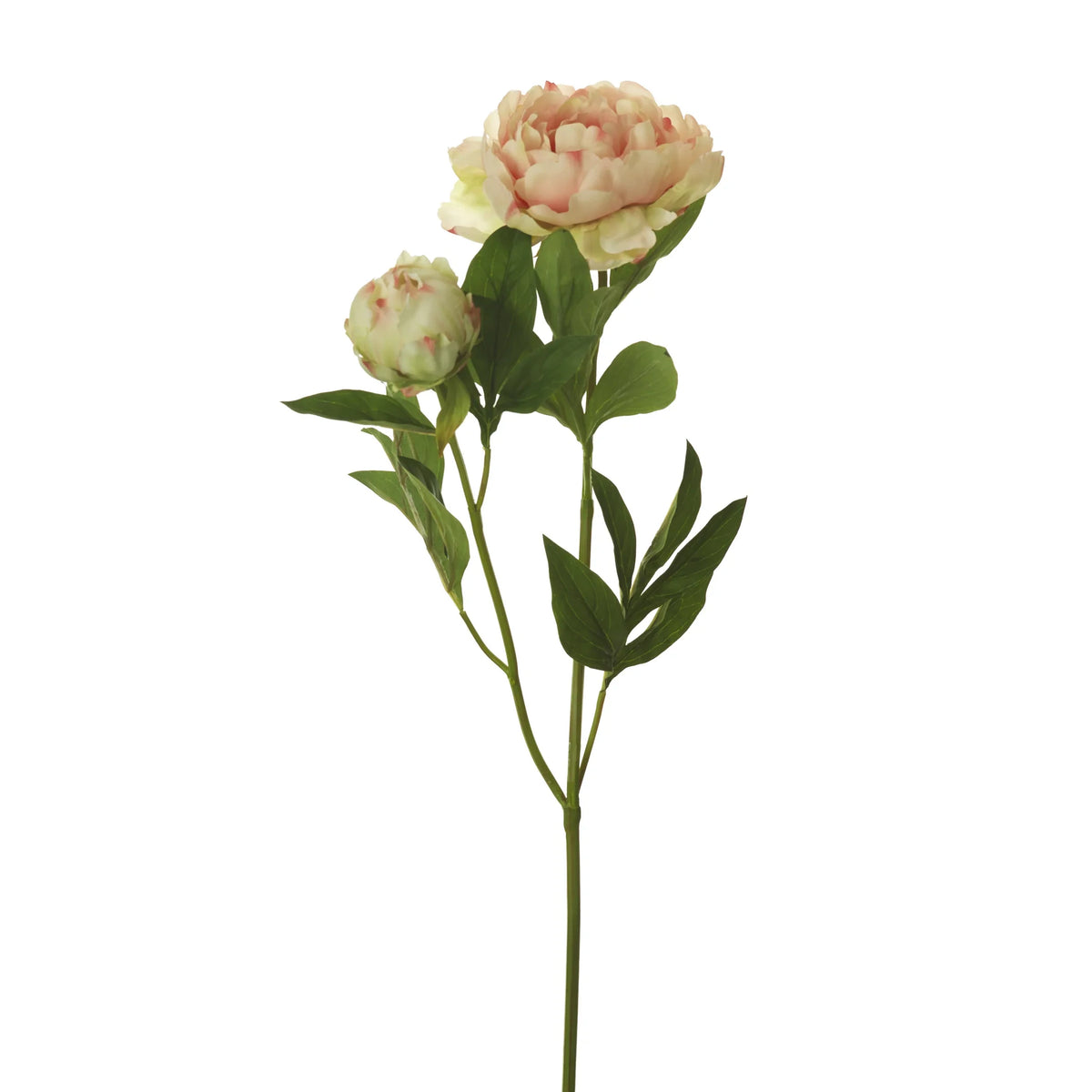 Peonía artificial de 79 cm, color rosa