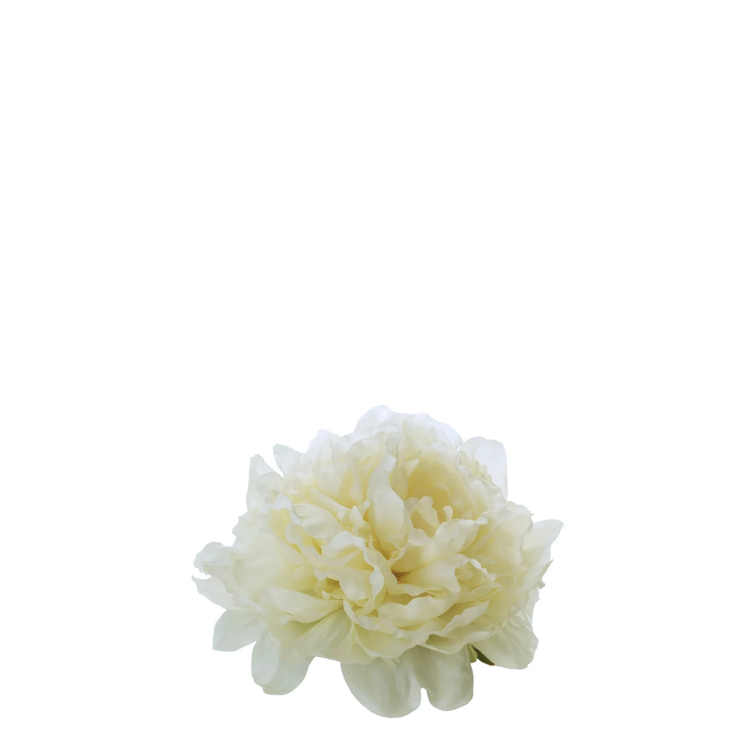 Peonía artificial Flotante de 14 cm, color blanco