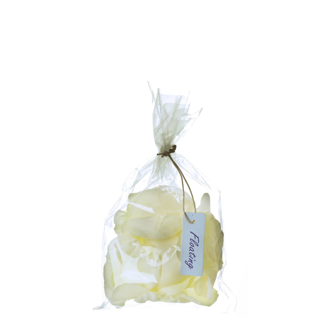 Pétalo de Rosa artificial Flotante de 5 cm, color blanco