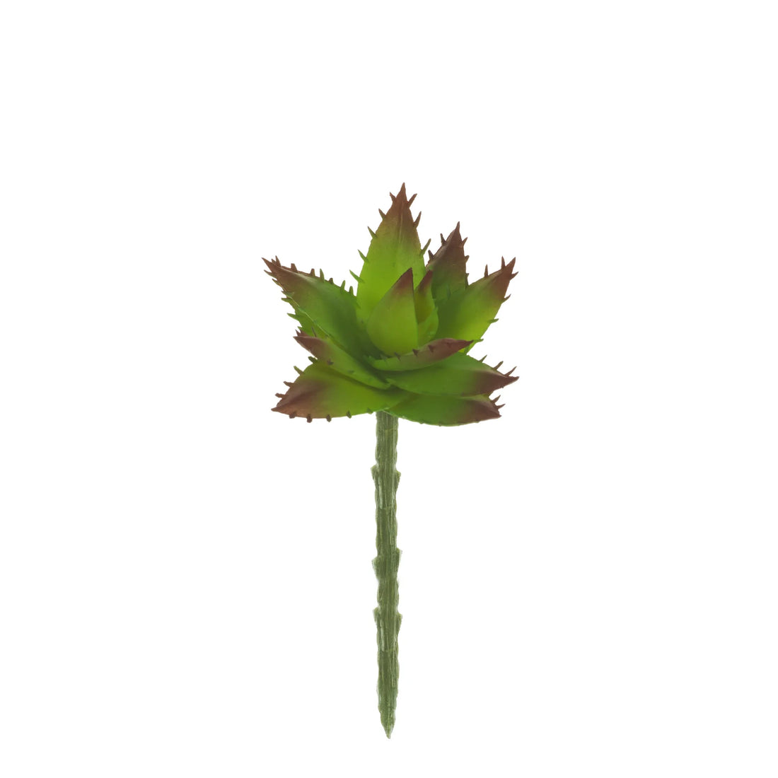 Pick de Aloe de Mitra artificial de 16 cm, color verde